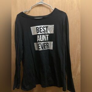 Best Aunt Ever Long Sleeve Shirt